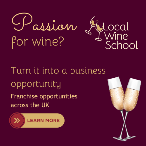 local wine school ad banner